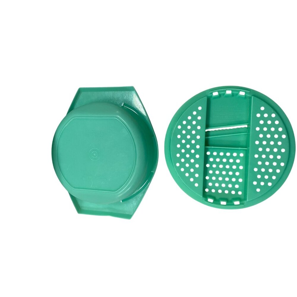 Vintage Tupperware Jadeite Cheese Grater 786-8 787-6 Used - Picture 12 of 16